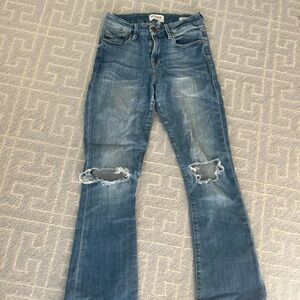 FRAME Le Crop Mini Boot Jeans